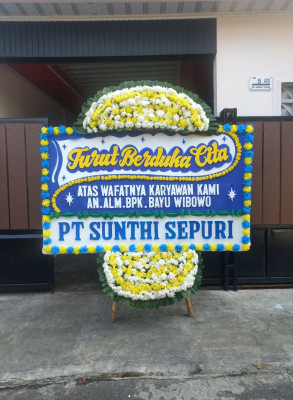 Papan Bunga Duka di Bungus Teluk Kabung